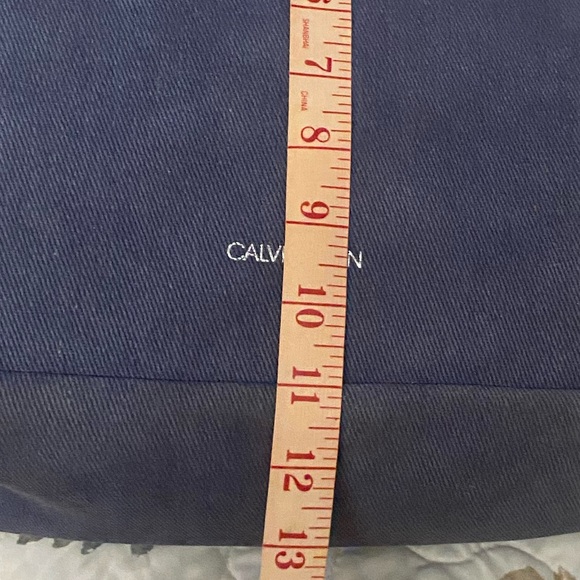 NWT Calvin Klein Millie Crossbody Two- Tone Tote Bag In Blue Size OS. - Picture 7 of 8